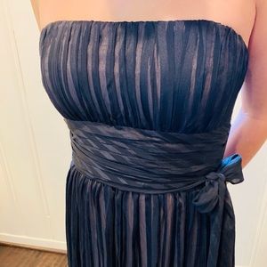 Strapless Chiffon Gown